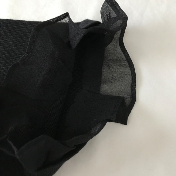 CHARTER CLUB Silk Cotton Cardigan Sweater Ruffle Black Women’s Plus Size 3X 2X - Picture 16 of 16